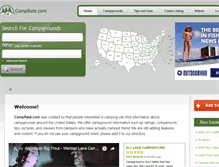 Tablet Screenshot of camprate.com